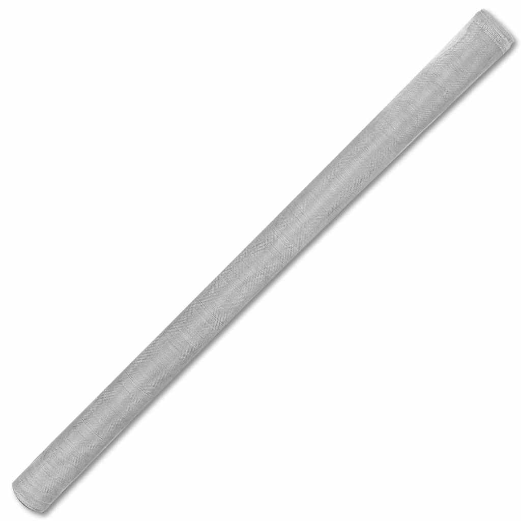 Aluminum Mesh Screen 39.4x196.9 Inch Silver Q1560