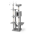 70-Inch Multi-Level Cat Tree with Hammock and Cat Cave V376