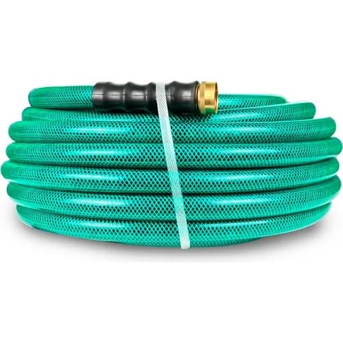 3/4 Inch x 100 Foot Hot Water Rubber Water Hose with GHT Fittings A6608