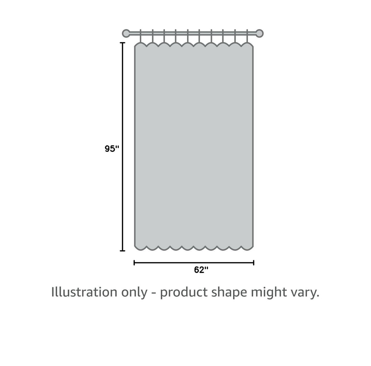 3-in-1 Blackout Room Divider Curtains D44374