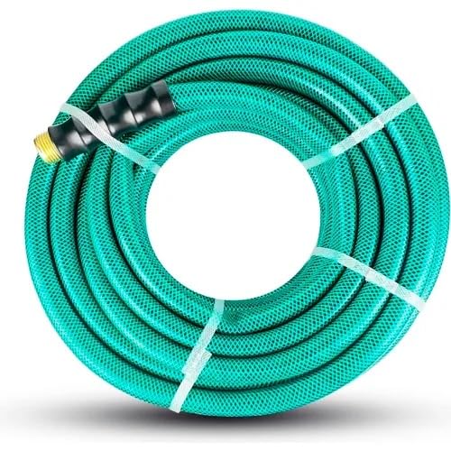 3/4 Inch x 100 Foot Hot Water Rubber Water Hose with GHT Fittings A6608