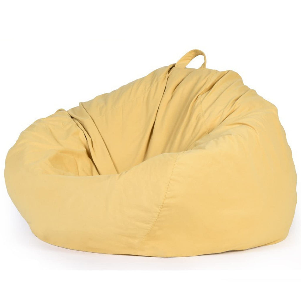 Yellow Washable Bean Bag Chair Cover S64413