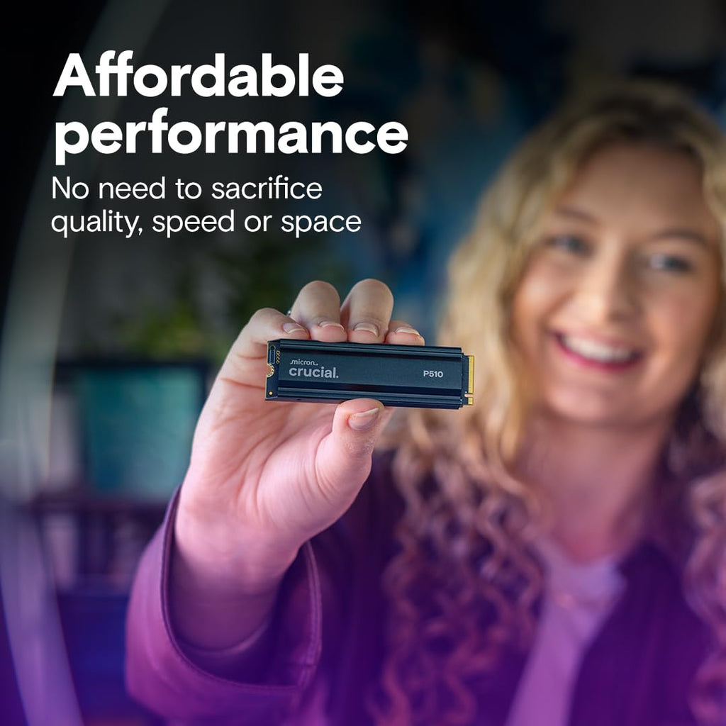 PCIe Gen5 NVMe 2TB SSD with Heatsink U480