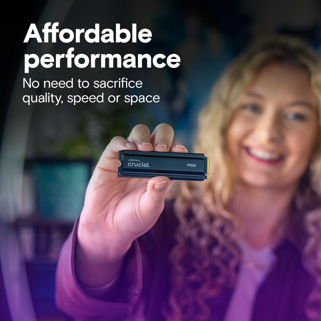 PCIe Gen5 NVMe 2TB SSD with Heatsink U480