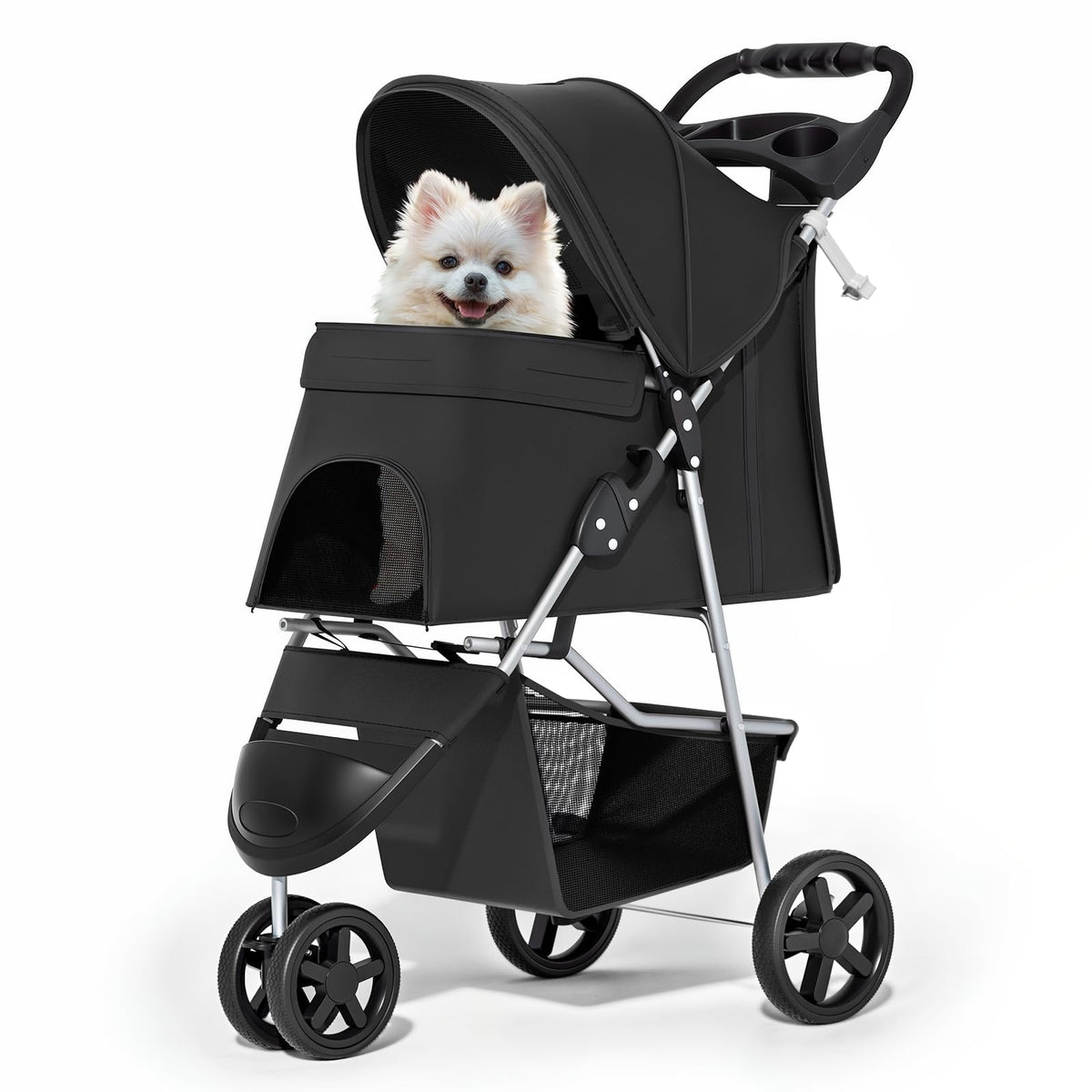 Black Pet Stroller O9580