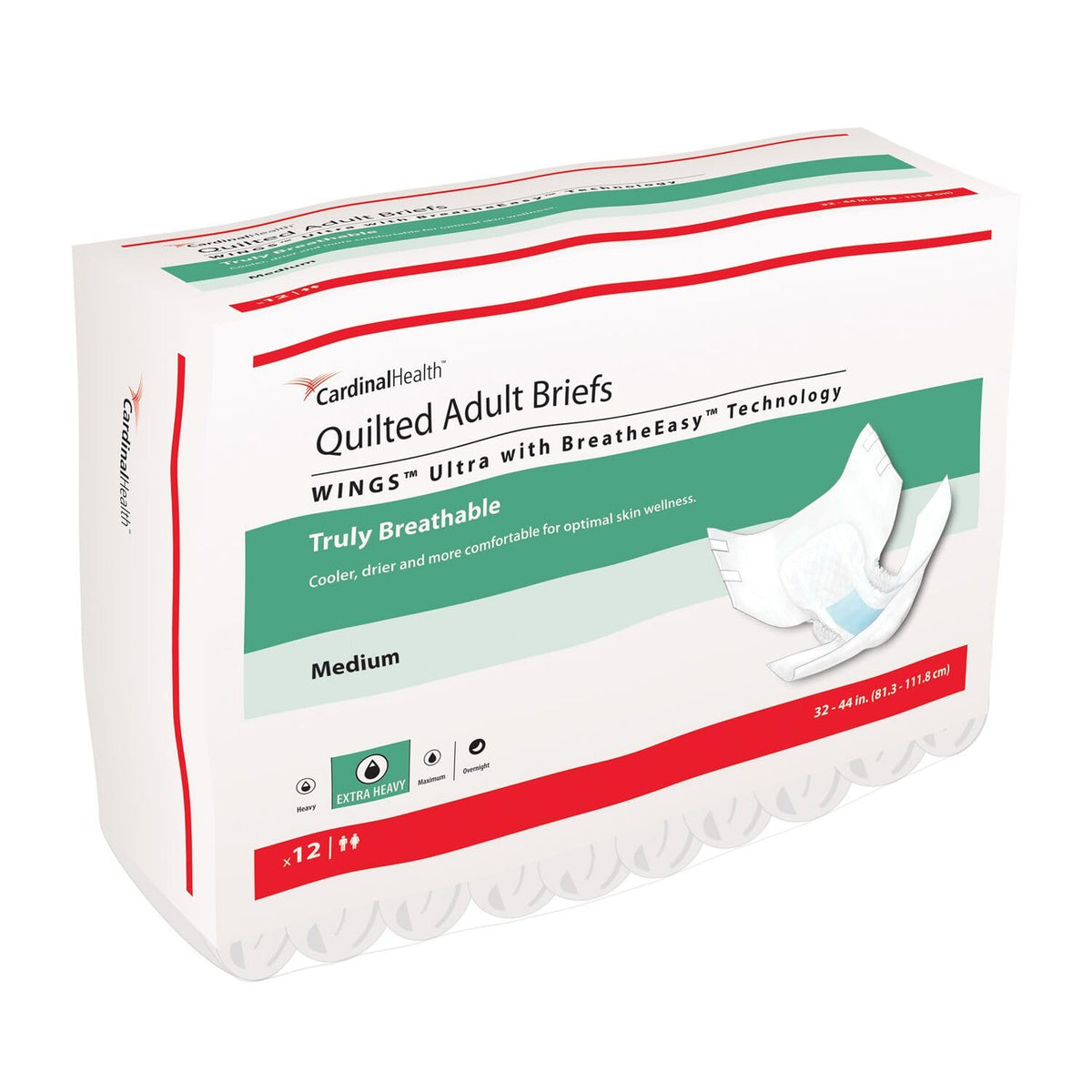 Adult Disposable Briefs Medium Bag of 12 O4133