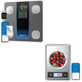 Digital Food Scale and Smart Body Weight Scale with LED Display H94729