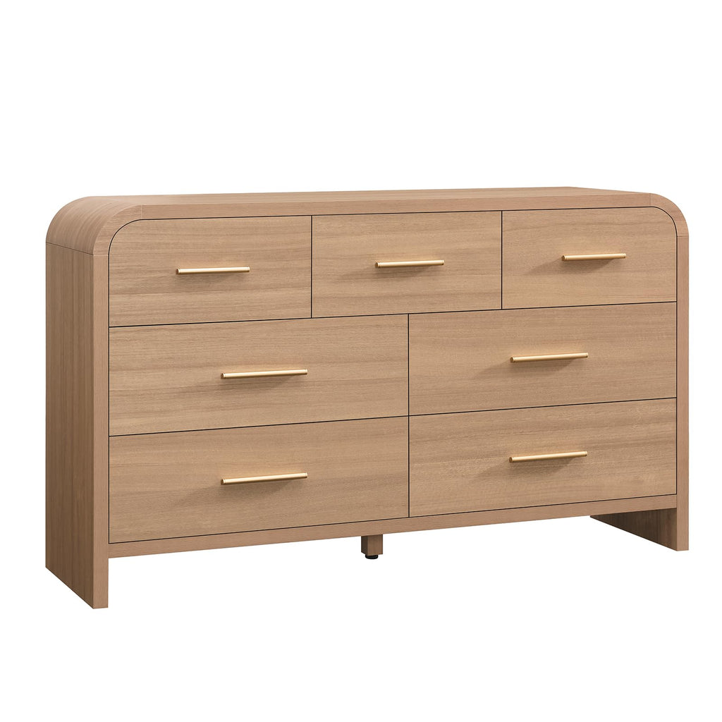 Curved 7 Drawer Dresser Z778