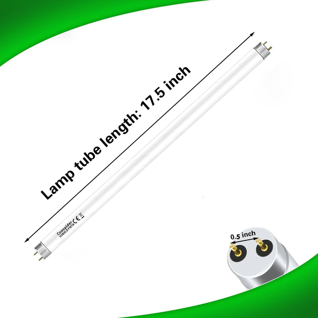 18 Inch 15 Watt UVB 10.0 Fluorescent Reptile Light Fixture Kit D5761
