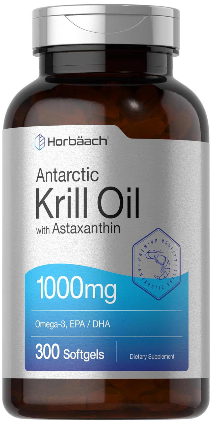 Antarctic Krill Oil 1000mg Softgels 300 Count C133870