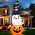 6 FT Halloween Inflatables Pumpkin Ghost Cat Outdoor Decorations L131