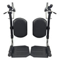 Black Padded Wheelchair Legrest Assembly J131533