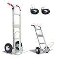 Aluminum Hand Truck Dolly Cart with 10" Pneumatic Tire, 600 LBS Capacity B523