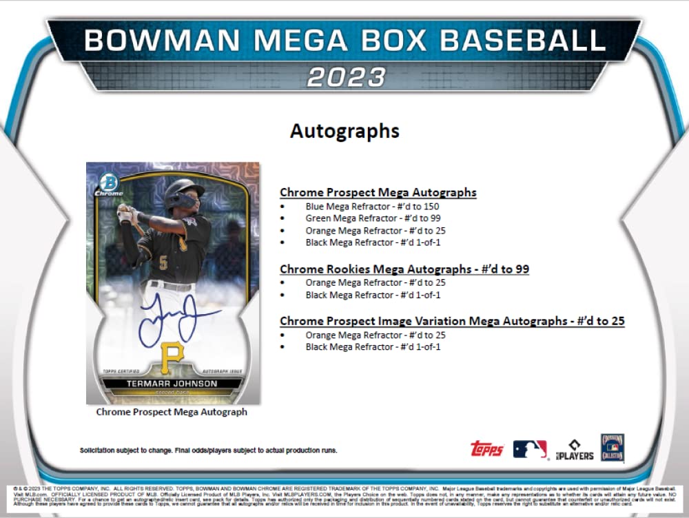 Bowman Baseball Mega Box T27822