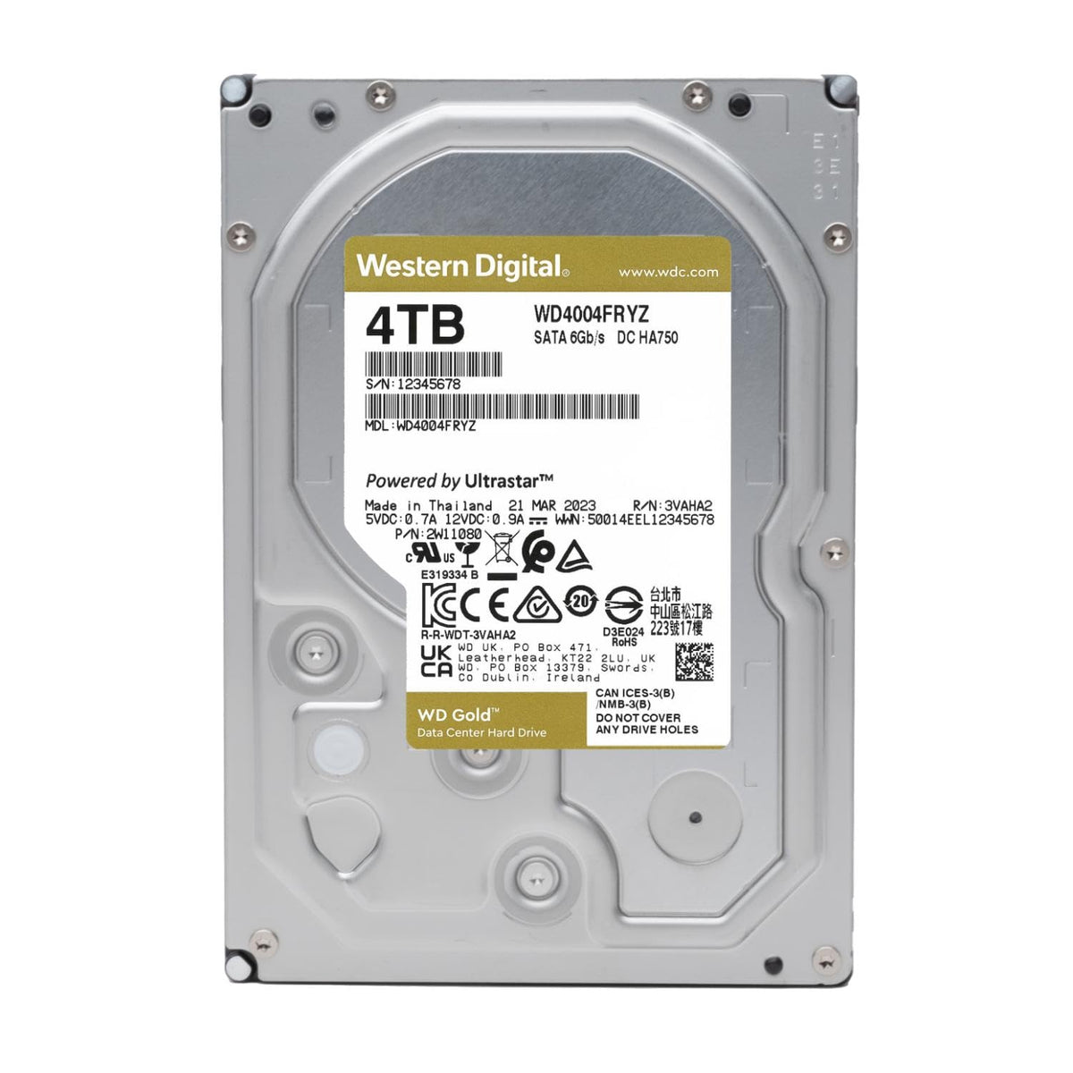 4TB 7200 RPM SATA 6 Gb/s 256 MB Cache 3.5" Internal Hard Drive S775296
