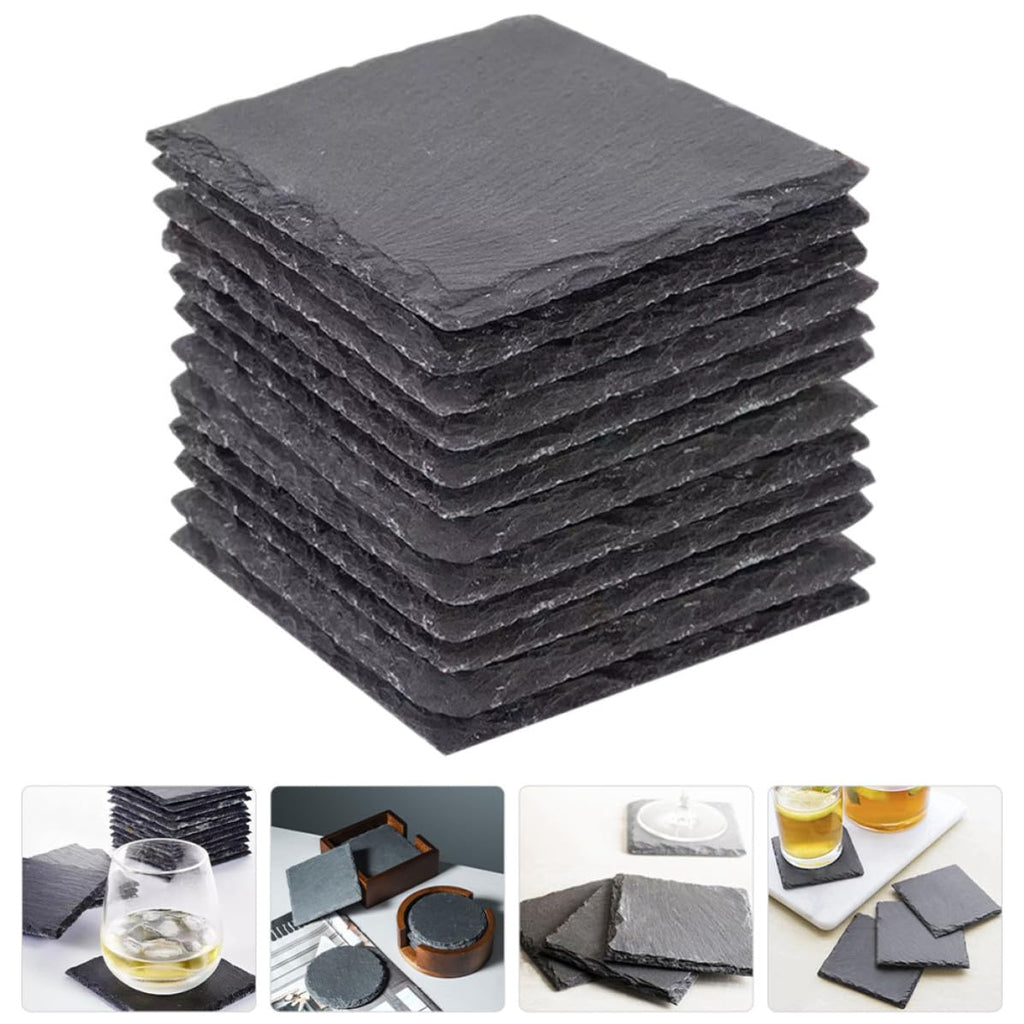 Natural Stone Coasters Set 12pcs C468726