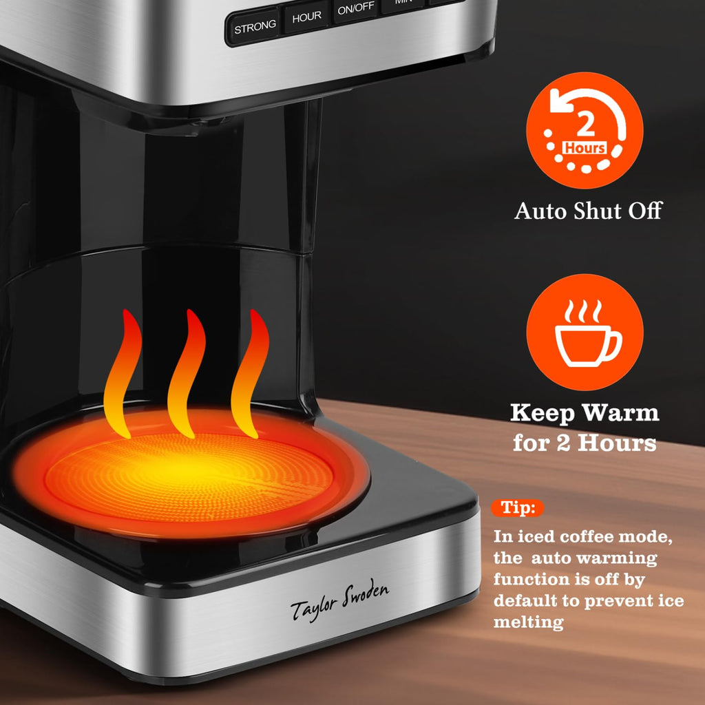 Programmable 12 Cup Drip Coffee Maker T68062