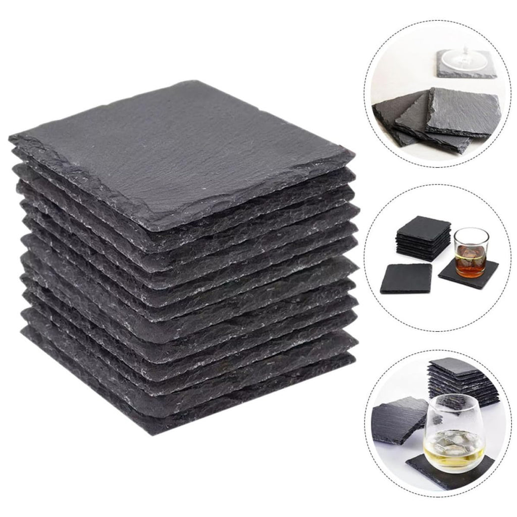 Natural Stone Coasters Set 12pcs C468726