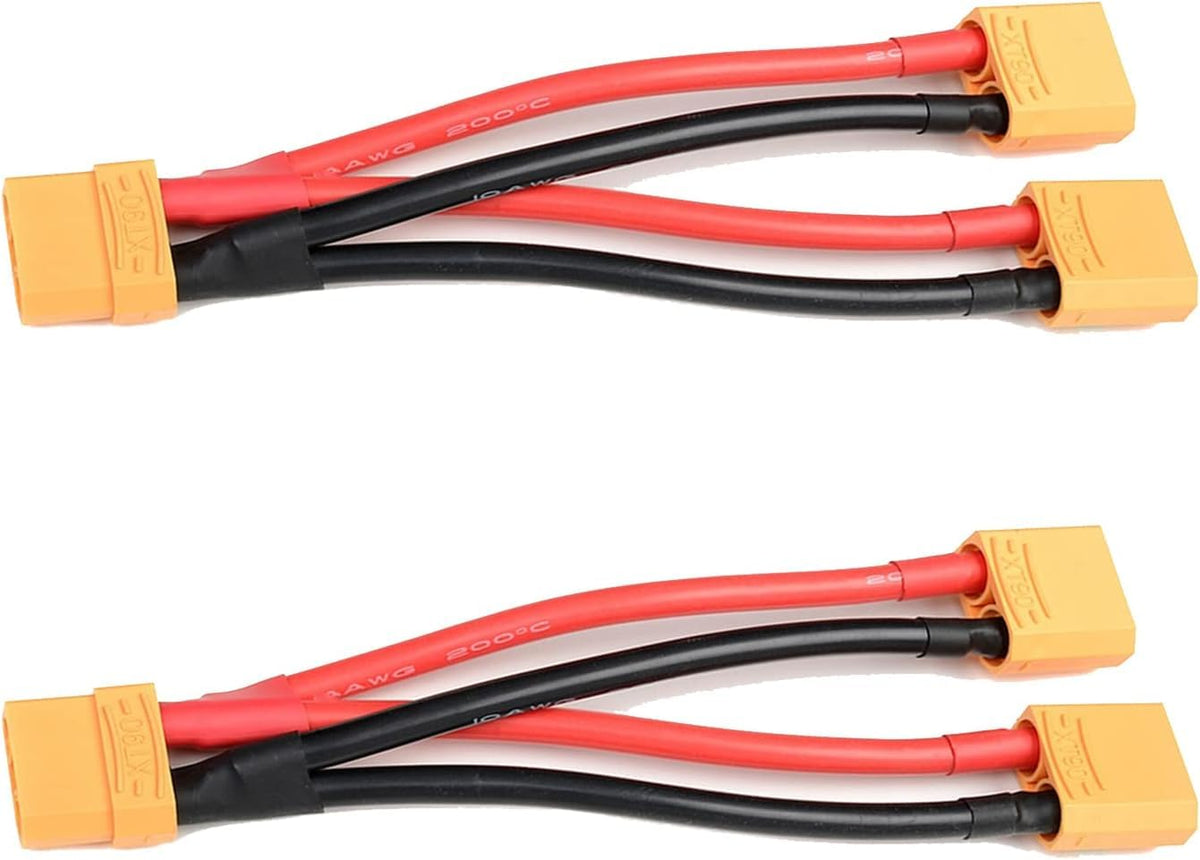 2-Pack XT90 Parallel Battery Connector Cable 12AWG G269