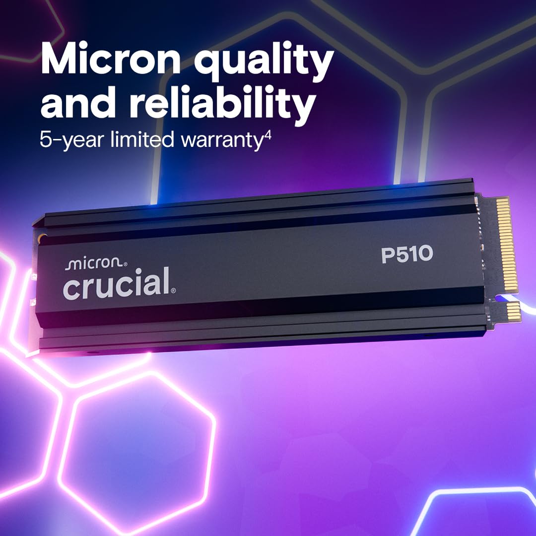 PCIe Gen5 NVMe 2TB SSD with Heatsink U480