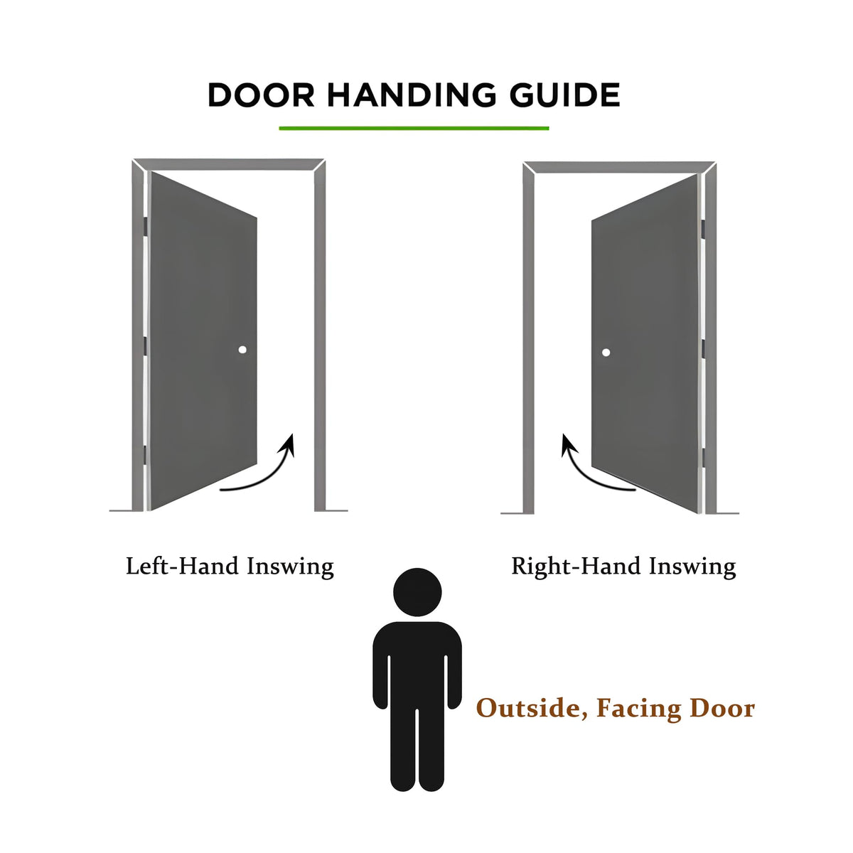 Fiberglass Exterior Front Door 36x80in Left-Hand Inswing Frosted Glass White Primed N762