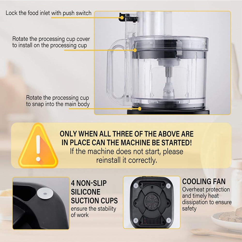 600W 5 Cube Grid 5000ml Electric Vegetable Chopper R19445