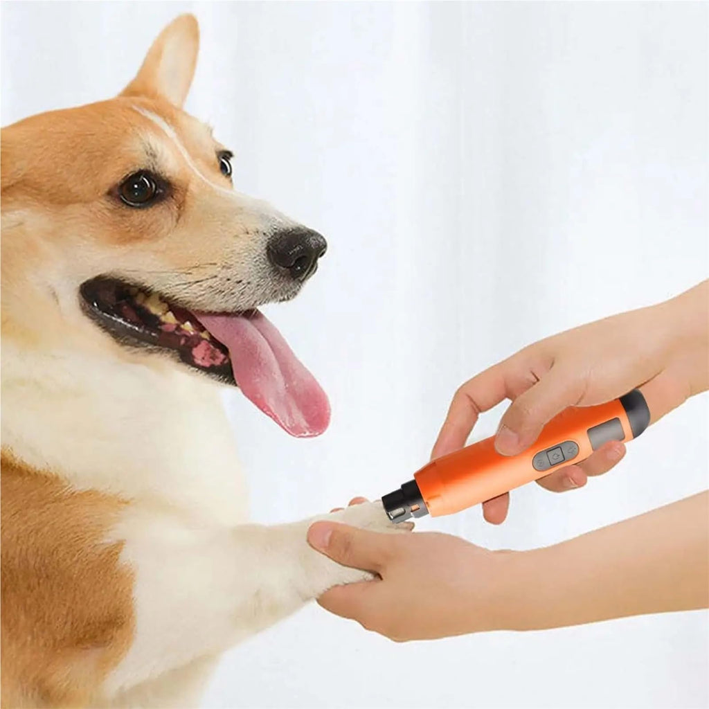 Silent Electric USB Rechargeable Pet Nail Grinder X6368