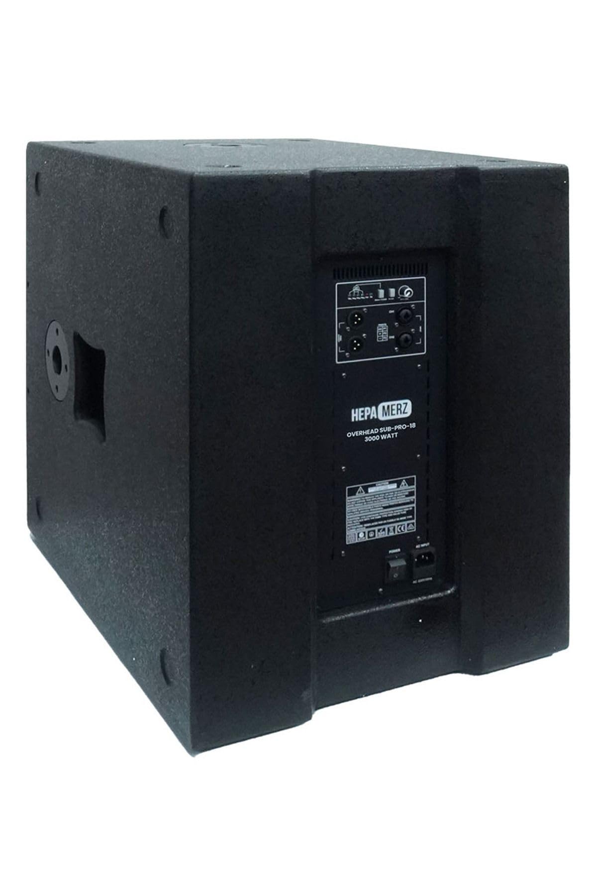 18 Inch 3000W Active Subwoofer Black Y3646