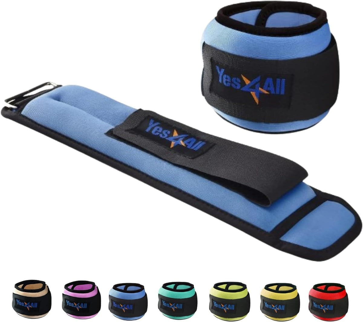 Adjustable Strap Wrist & Ankle Weights Pair U376