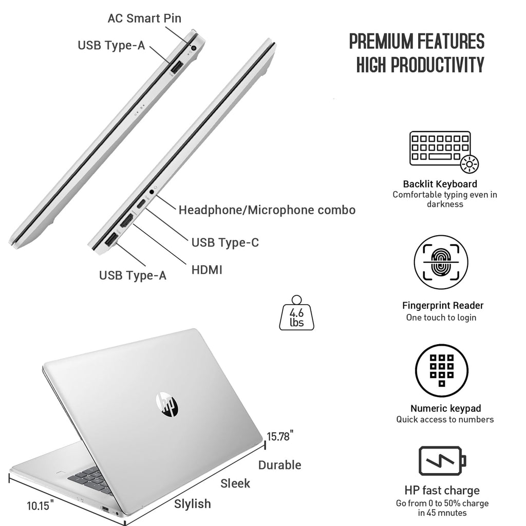 17.3 Inch Touchscreen Laptop T105772