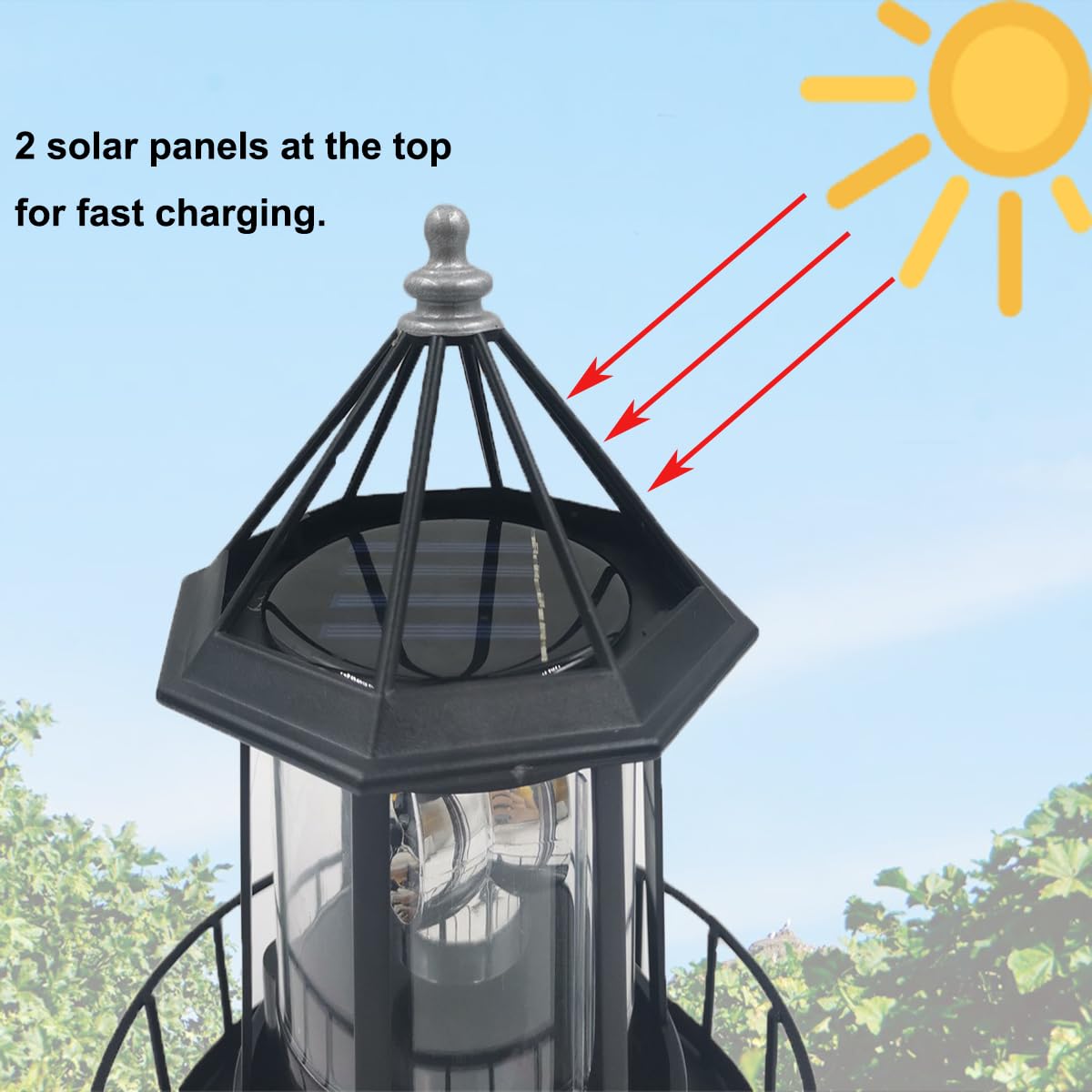 Solar Powered Lighthouse R192555