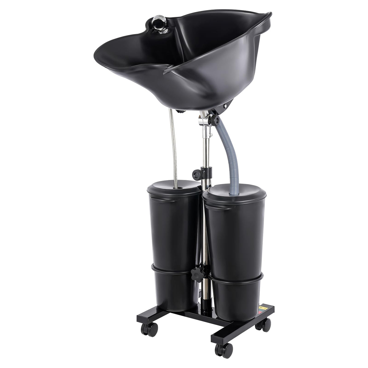 Portable Shampoo Bowl with Electric Pump, 2 Buckets, Adjustable Height Q104184