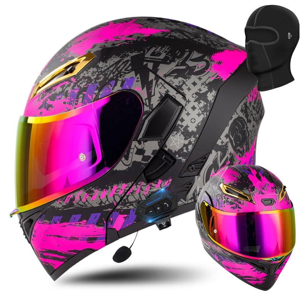 Carbon Fiber Flip-Up Motorcycle Helmet K3755