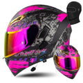 Carbon Fiber Flip-Up Motorcycle Helmet K3755