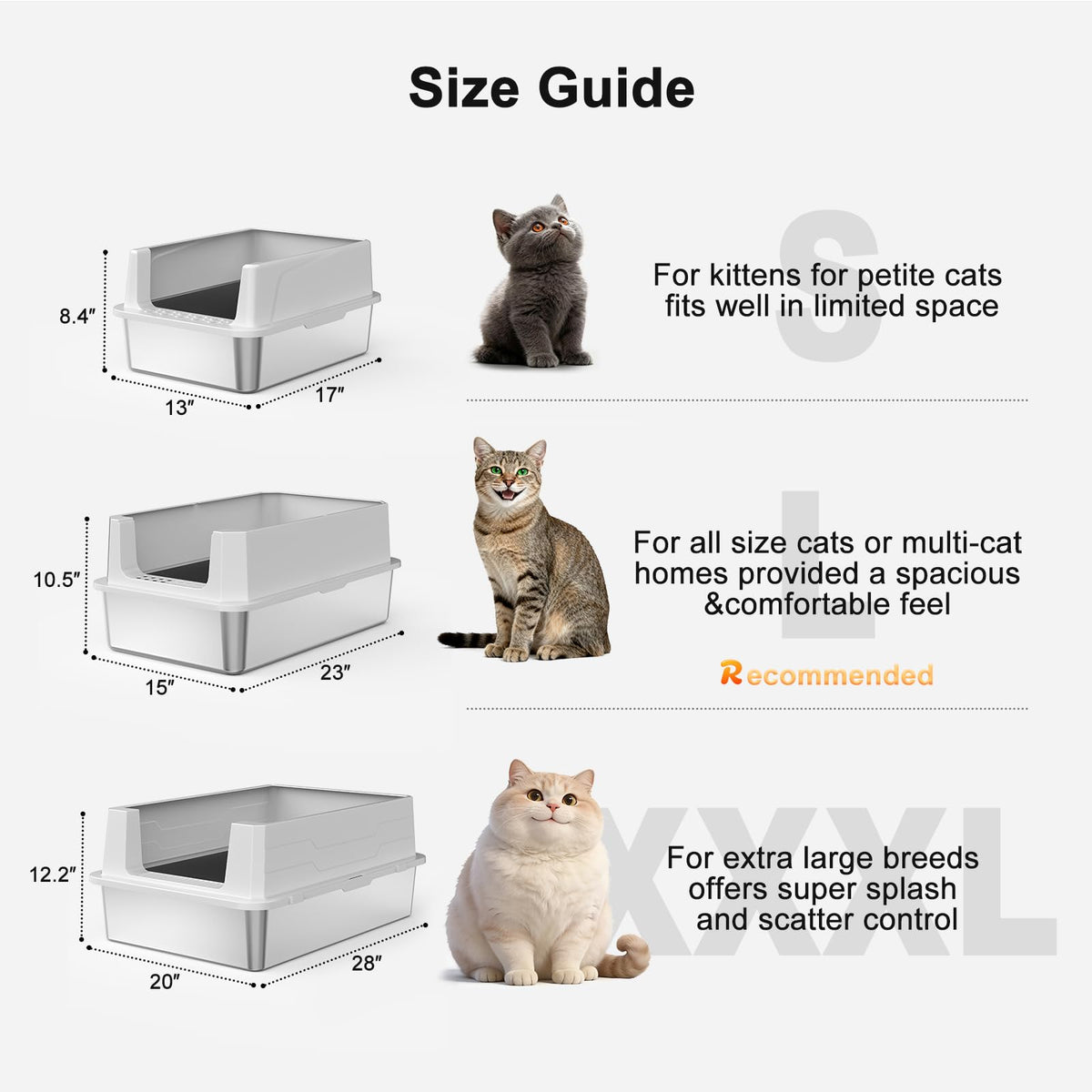 Stainless Steel Cat Litter Box G725118