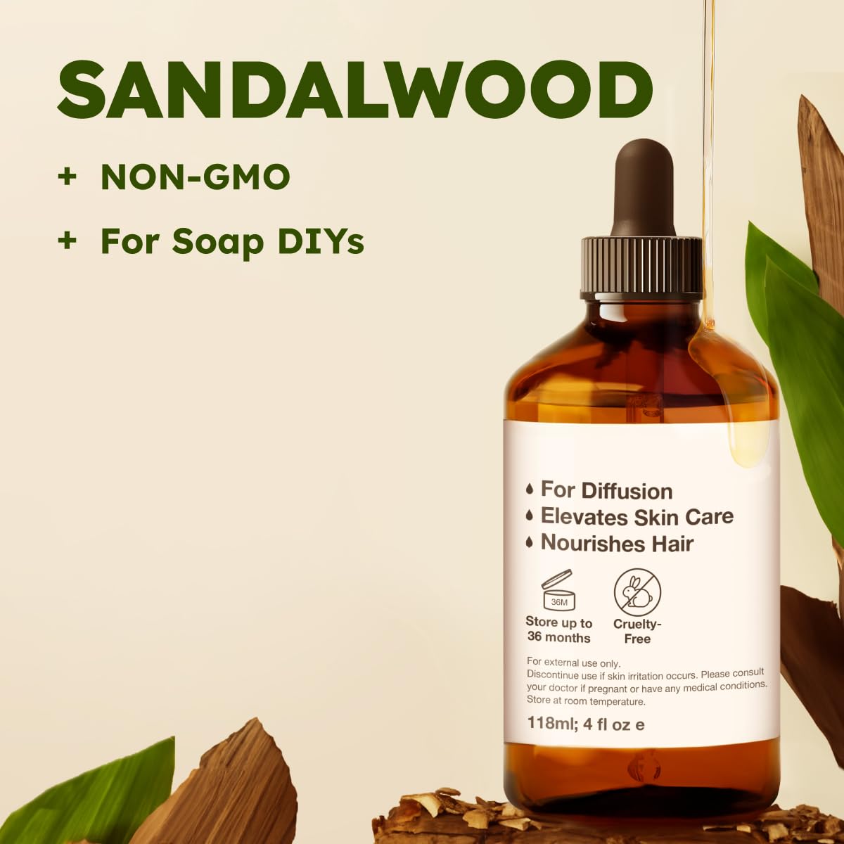 Sandalwood & Lavender Essential Oils Set 2x4 fl oz S90906