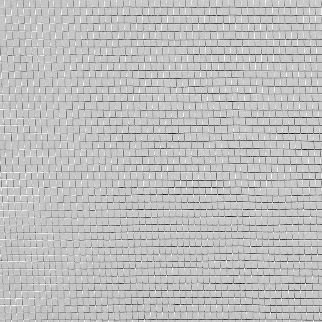 Aluminum Mesh Screen 39.4x196.9 Inch Silver Q1560