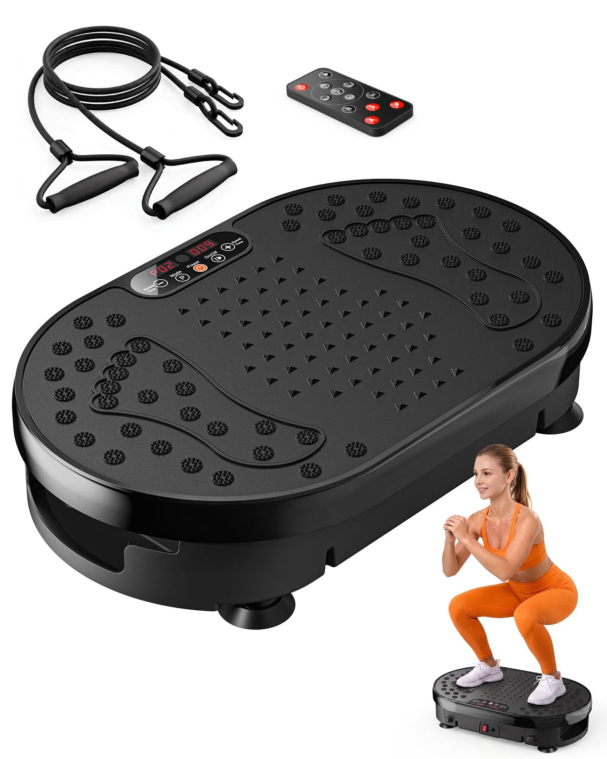 Vibration Plate Exercise Machine with Remote Control K6924