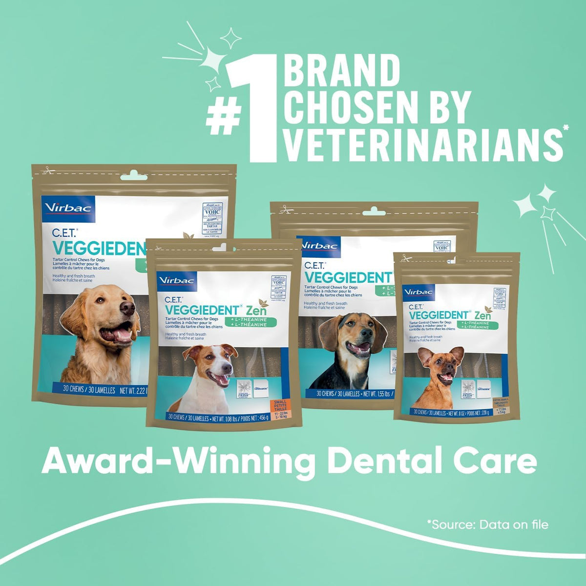 Plaque and Tartar Control Chews for Dogs I14790