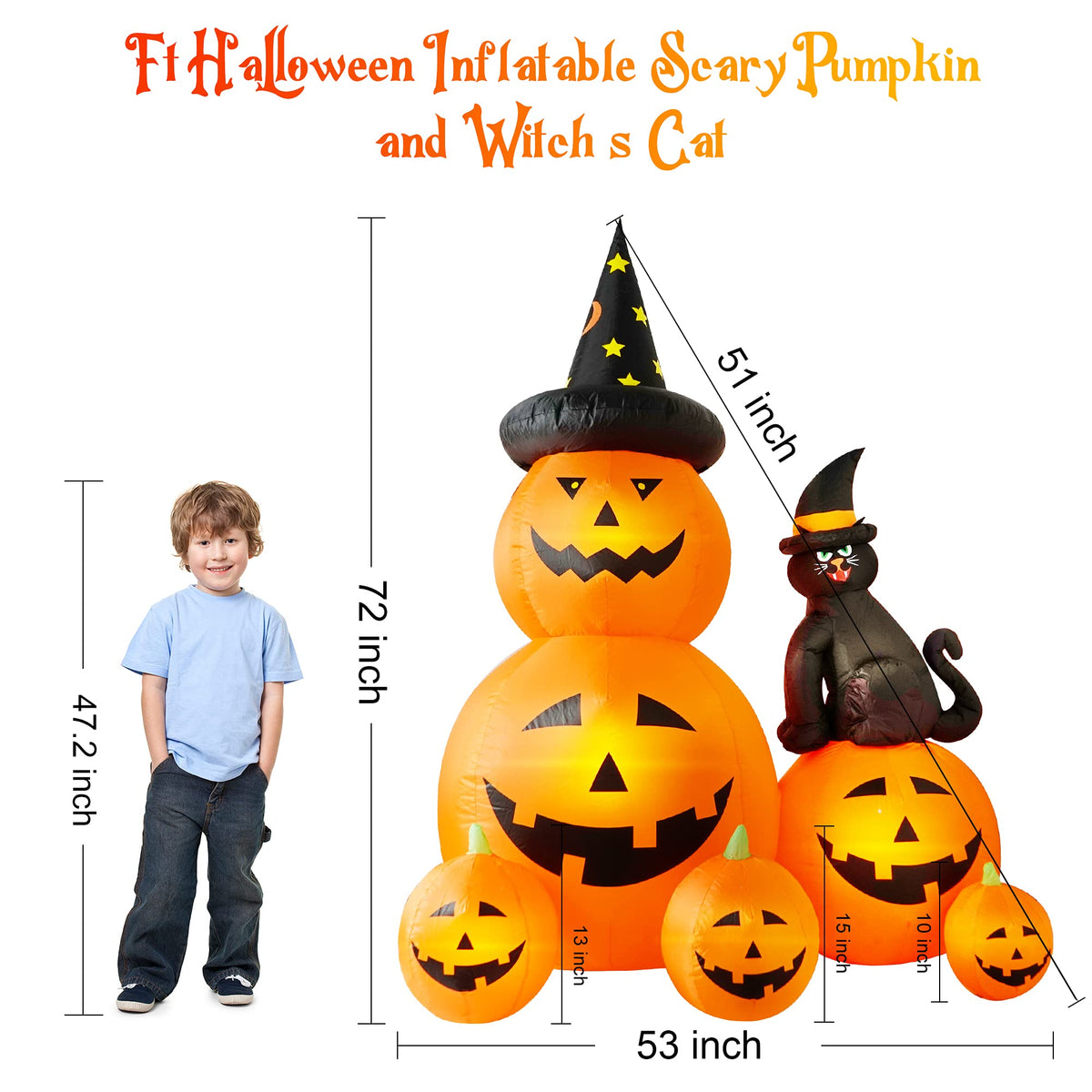 6 FT Halloween Inflatable Outdoor Decor I713