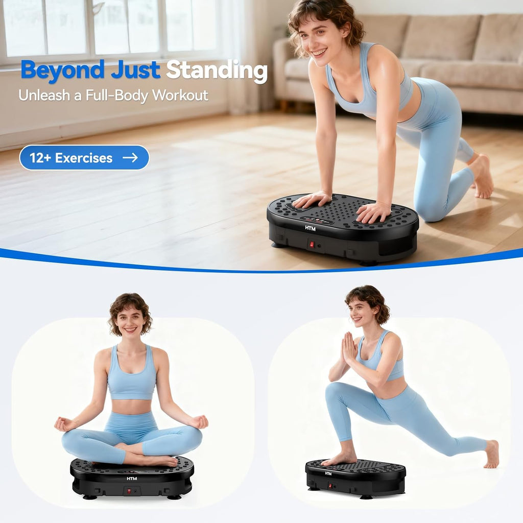 Vibration Plate Exercise Machine with Remote Control K6924