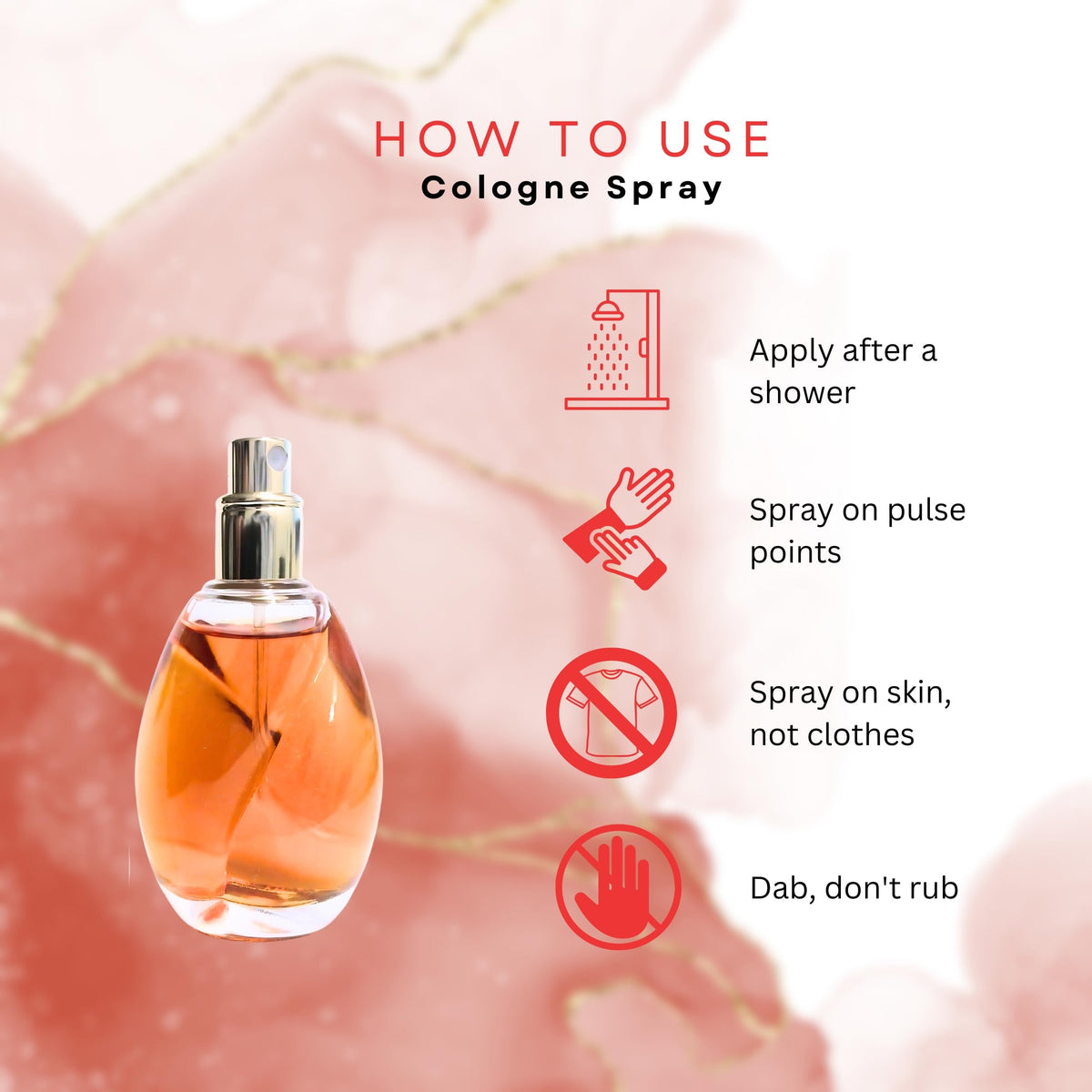 Perfume for Women Eau de Cologne Spray 1.7 Ounce Y948869