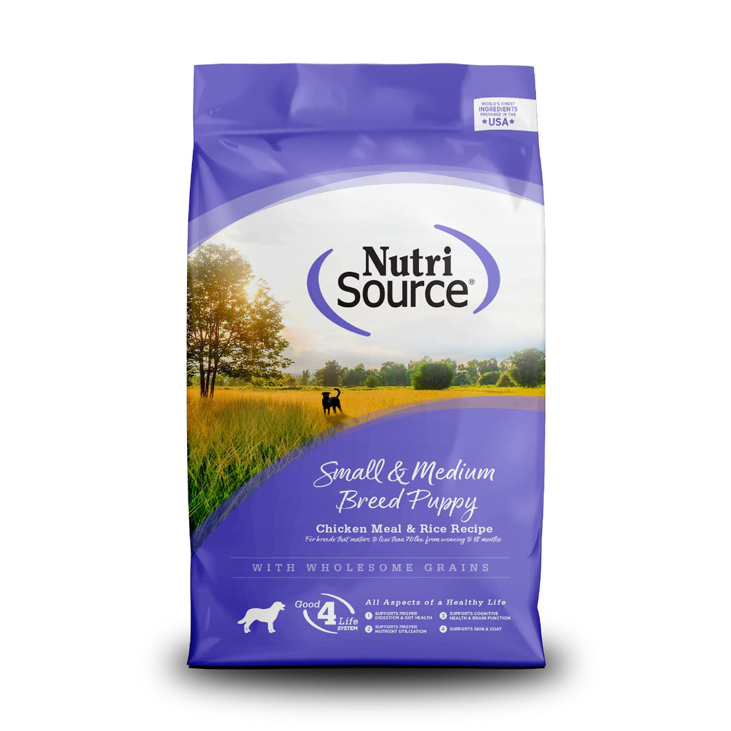 Small & Medium Breed Puppy Dry Dog Food, 4 lb V492257