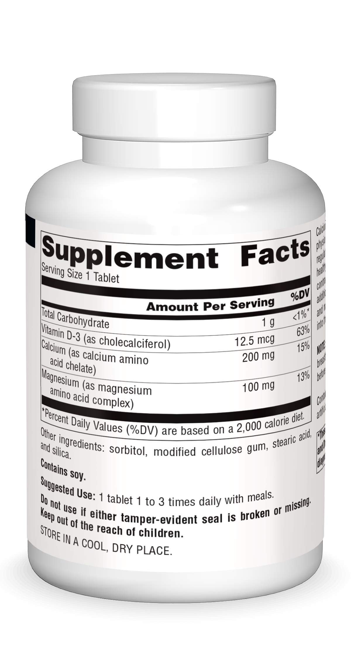 Calcium & Magnesium 300 MG 250 Tablets Y325711