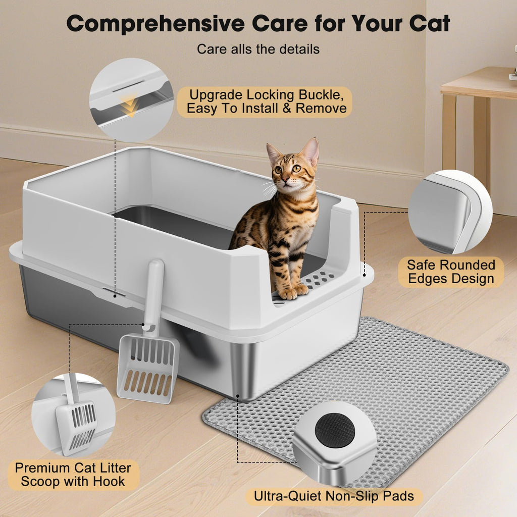 Stainless Steel Cat Litter Box G725118