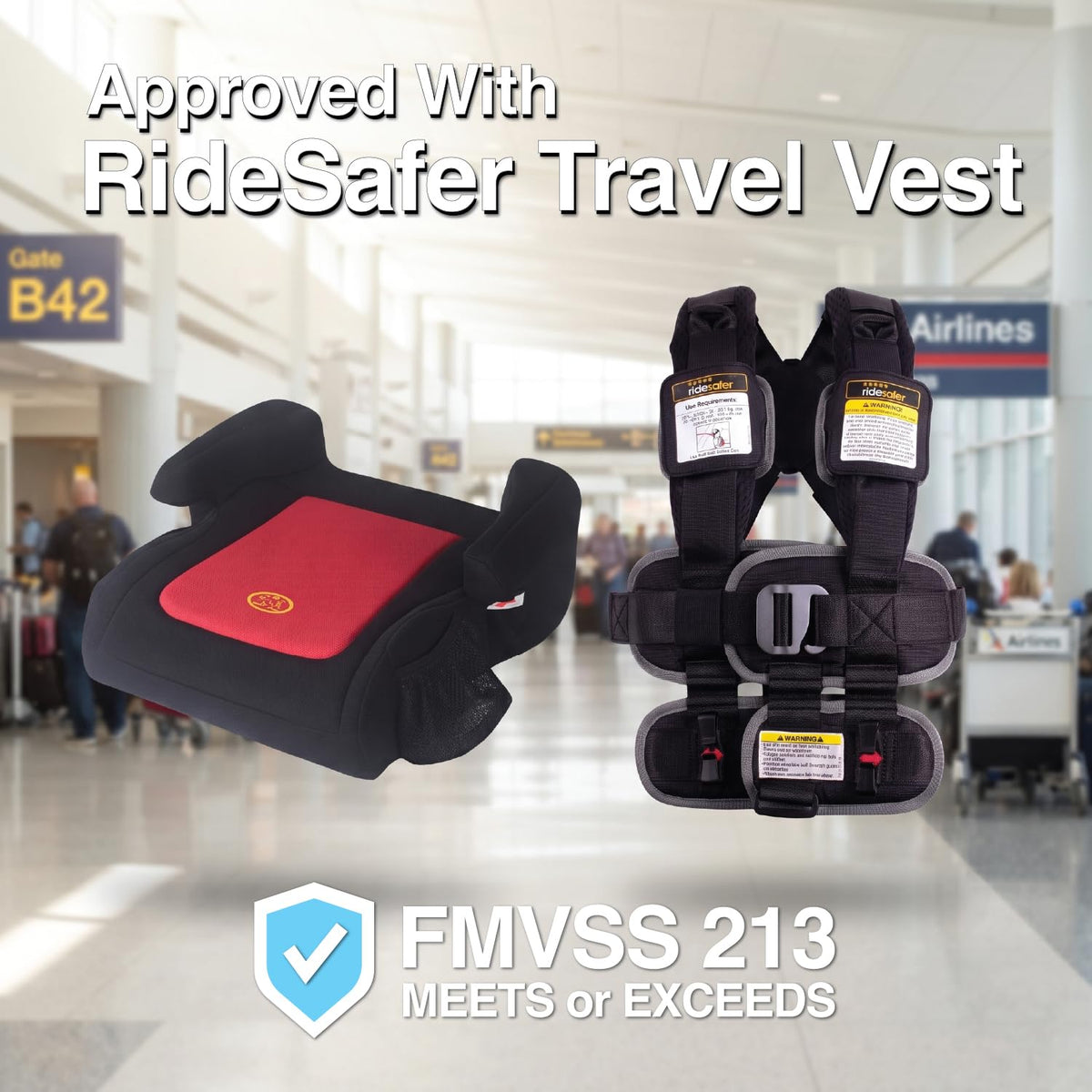 Black 1-lb Backless Booster Seat T3283