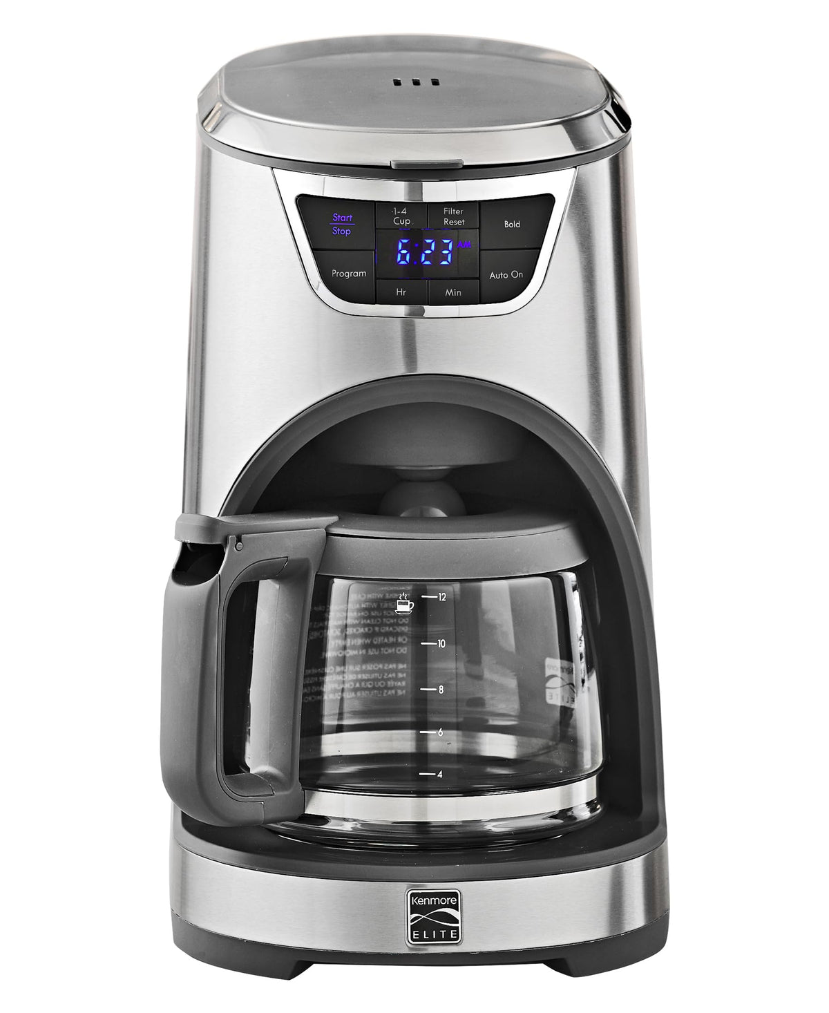 12-Cup Programmable Drip Coffee Maker with Glass Pot E7800