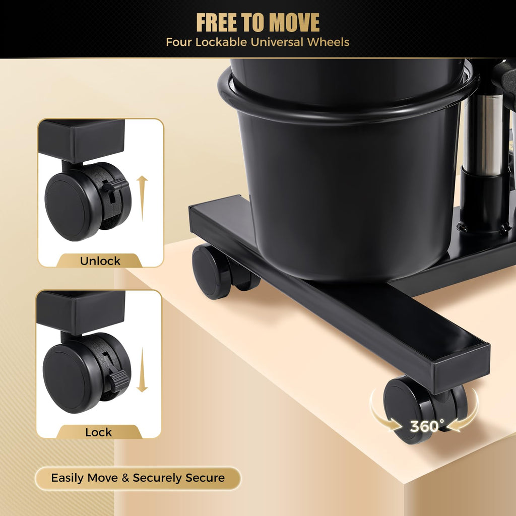 Portable Shampoo Bowl with Electric Pump, 2 Buckets, Adjustable Height Q104184