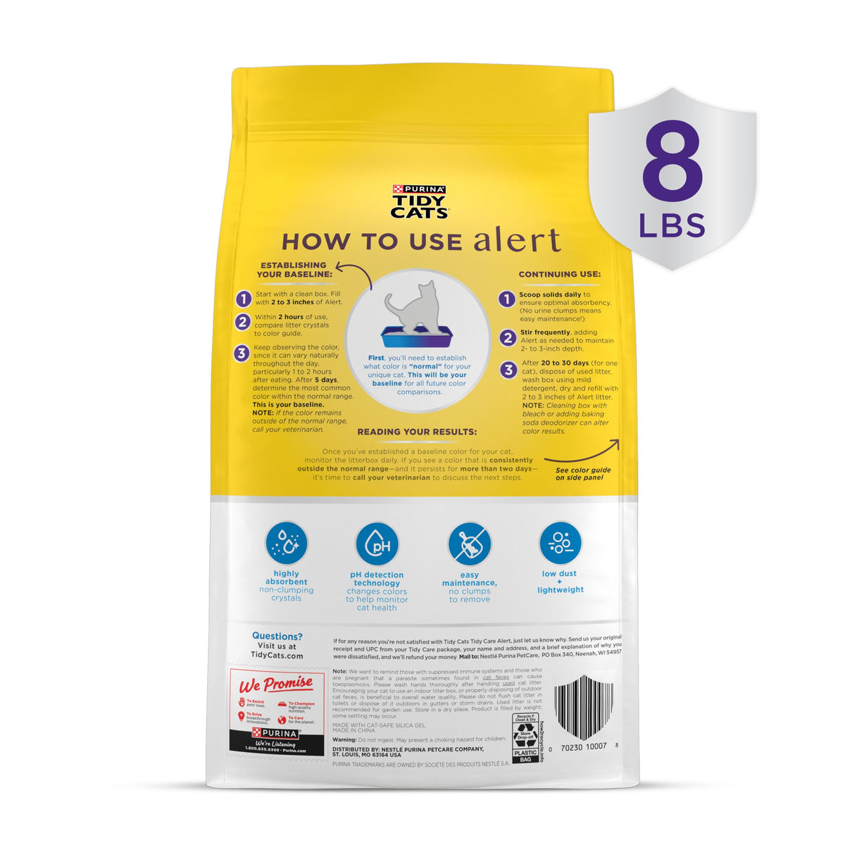 Health Monitoring Litter, 8 lb L719125