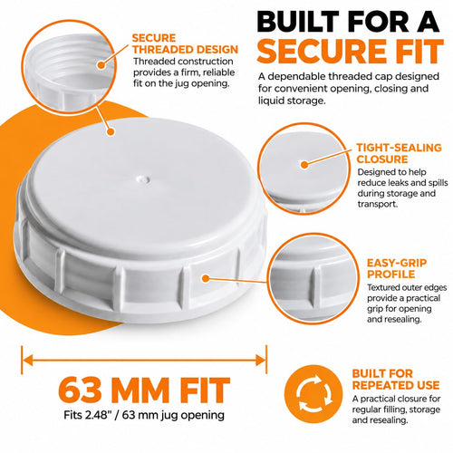 2.5 Gallon Reusable Plastic Water Jug with Lid X135